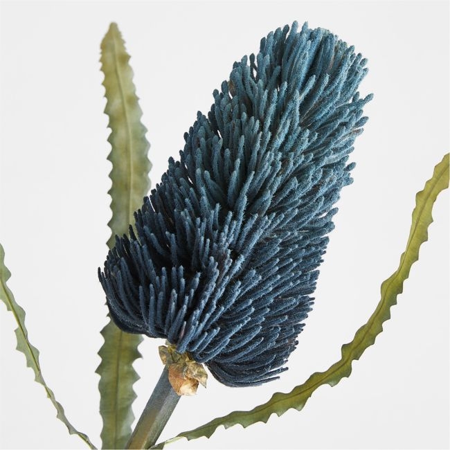 Faux Blue Protea Stem - Image 0
