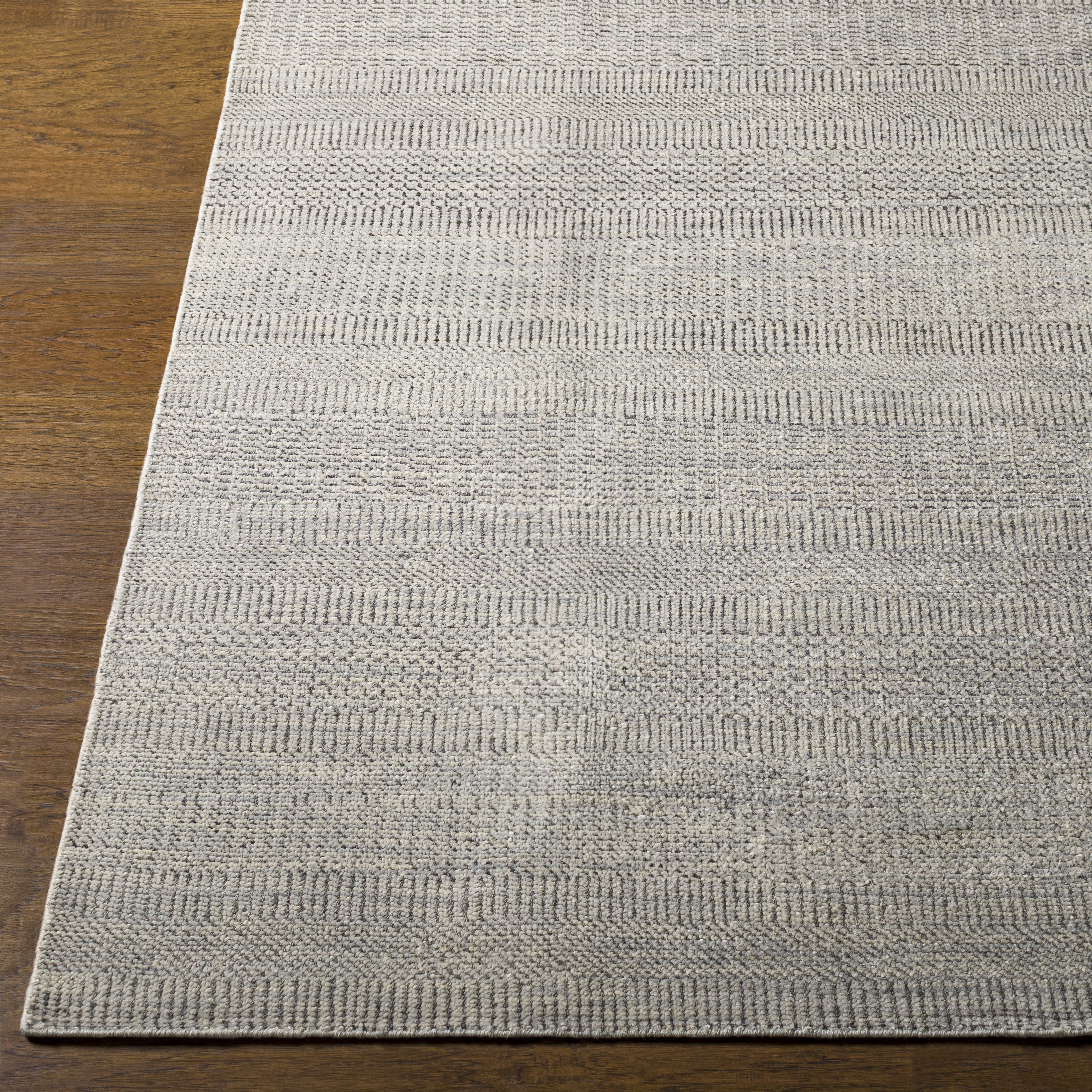 Tribeca Beige Indoor 4' x 6' Handmade Rug - Image 1