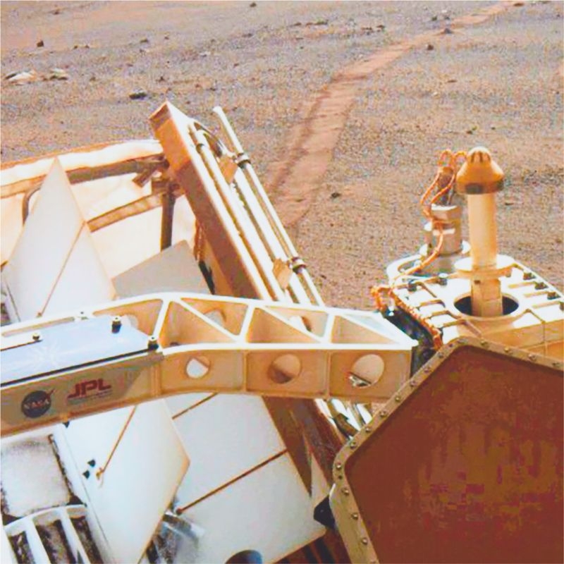 Smithsonian Mars Landscape Framed Wall Art Print - Image 3