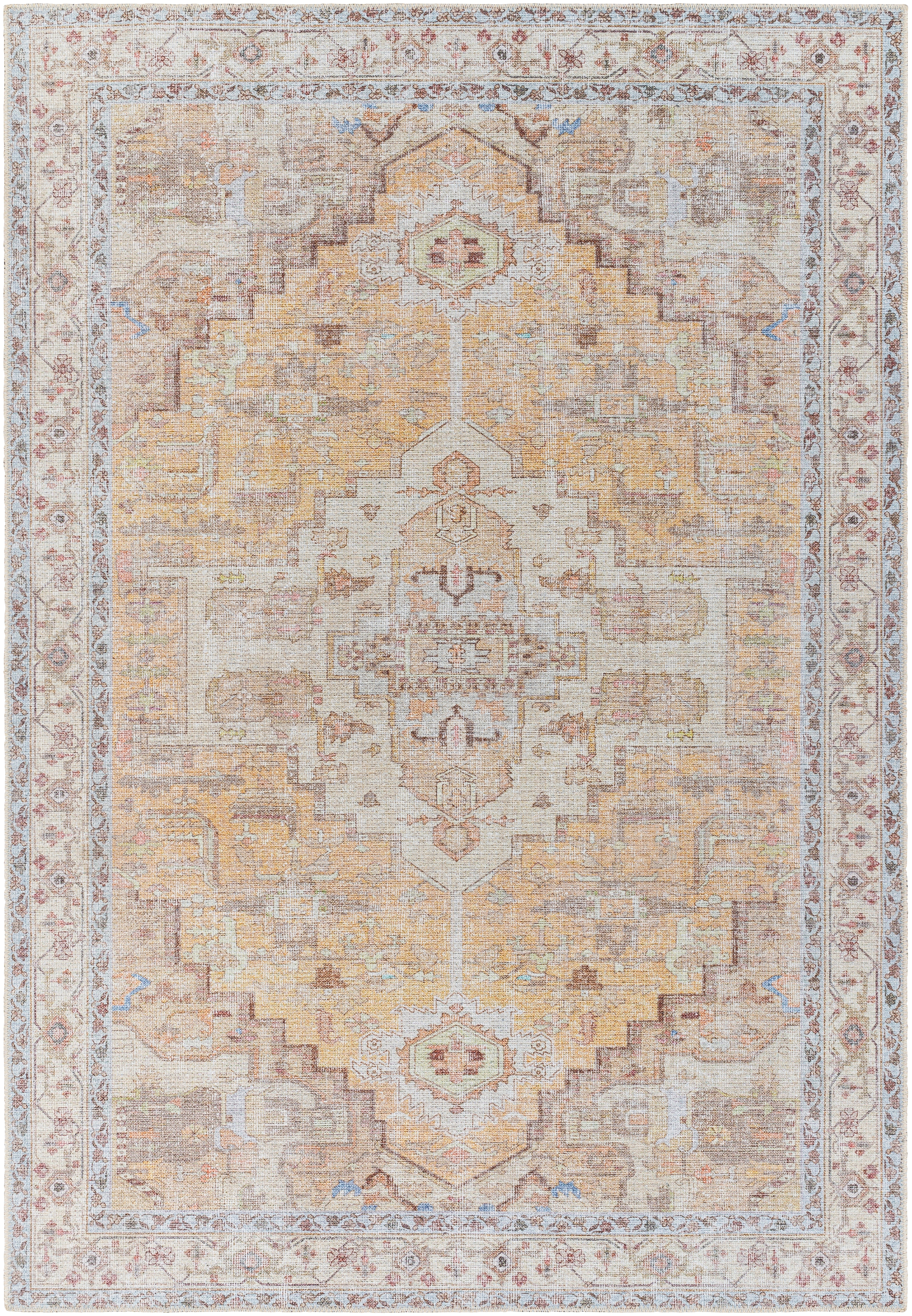 Livabliss Amelie Gray Indoor 5'3" x 7'3" Machine Woven Rug - Image 0