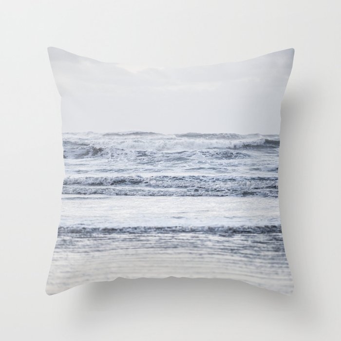The Sea Couch Throw Pillow by Mareike BaPhmer - Cover (18" x 18") with pillow insert - Indoor Pillow - Image 0