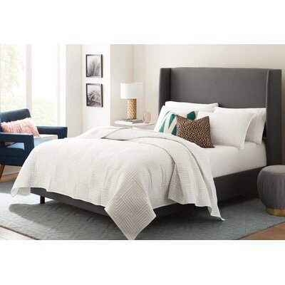Stella Upholstered Panel Bed - Image 0