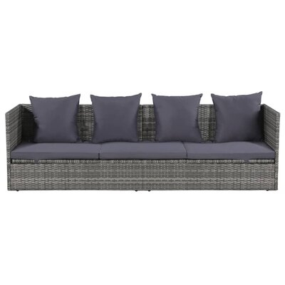Desautels Patio Sofa with Cushions - Image 0