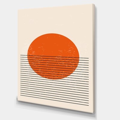 Minimal Geometric Compostions of Elementary Forms XIII - Graphic Art Print on Canvas - Image 0