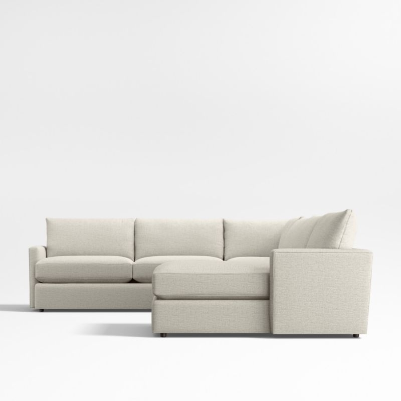 Lounge Classic 4-Piece L-Shaped Sectional Sofa with Storage Chaise - Image 2
