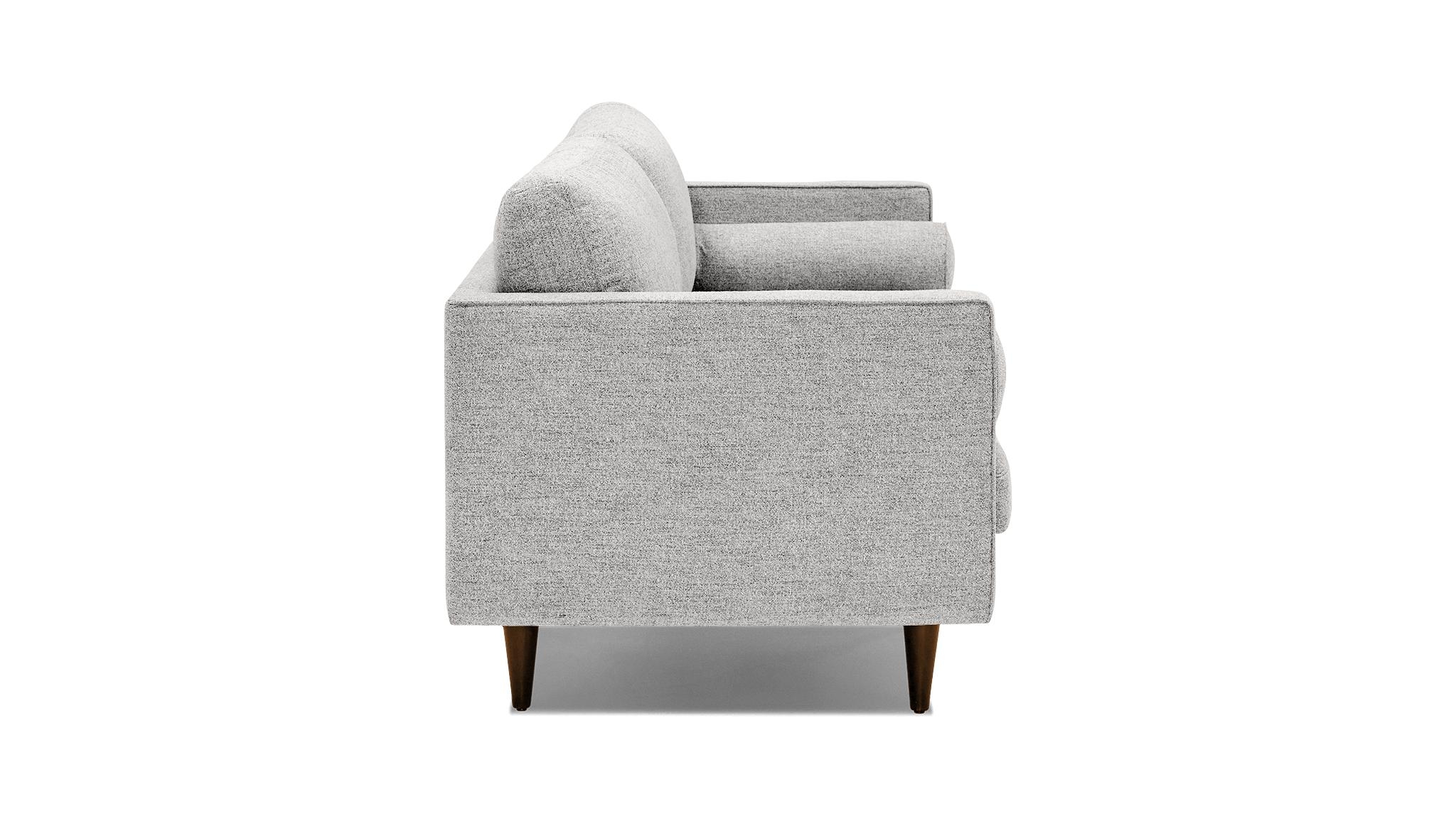 Gray Briar Mid Century Modern Sofa - Sunbrella Premier Fog - Mocha - Image 2
