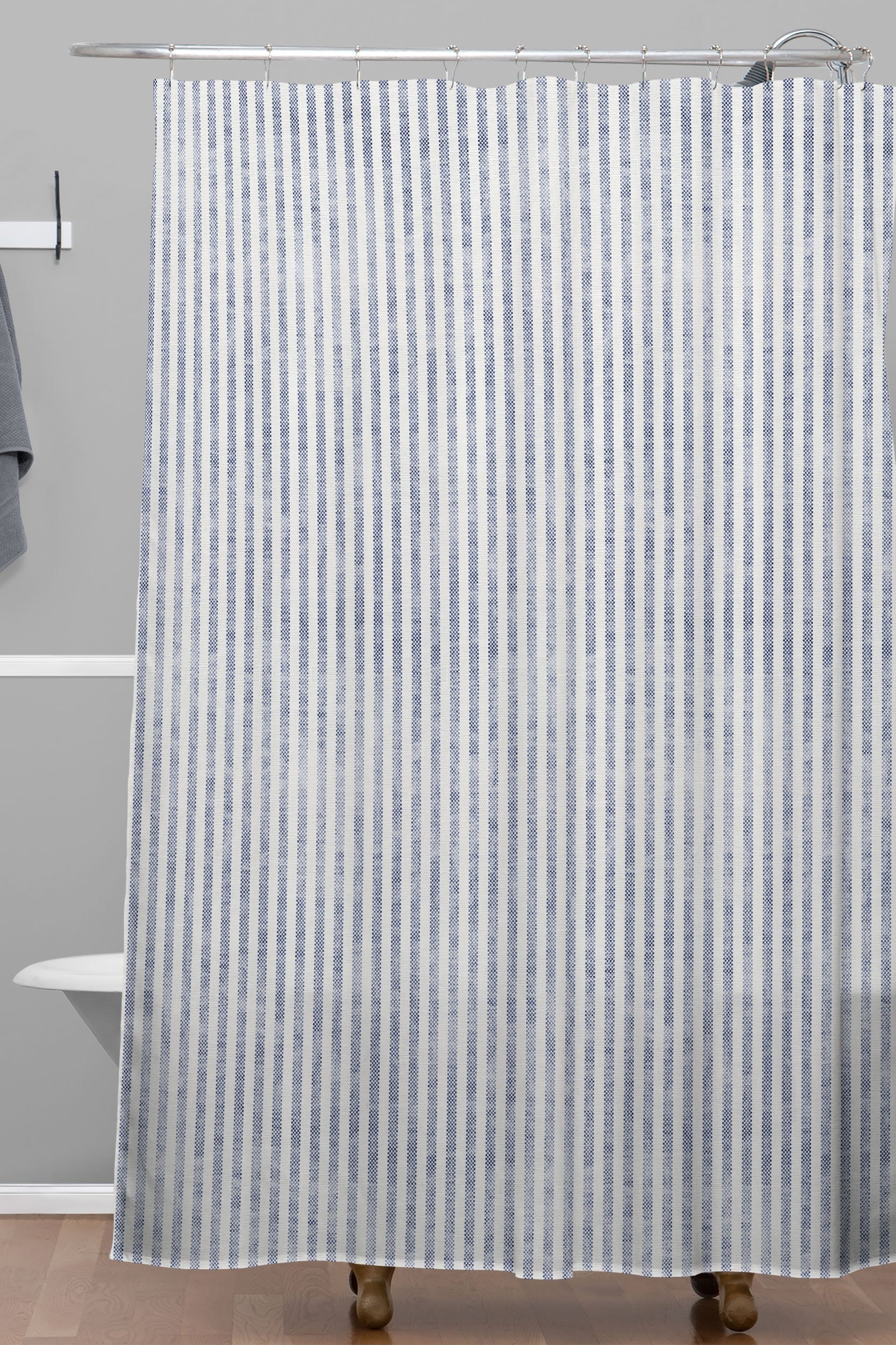 Holli Zollinger AEGEAN STRIPE Shower Curtain - Standard 71"x74" - Image 1