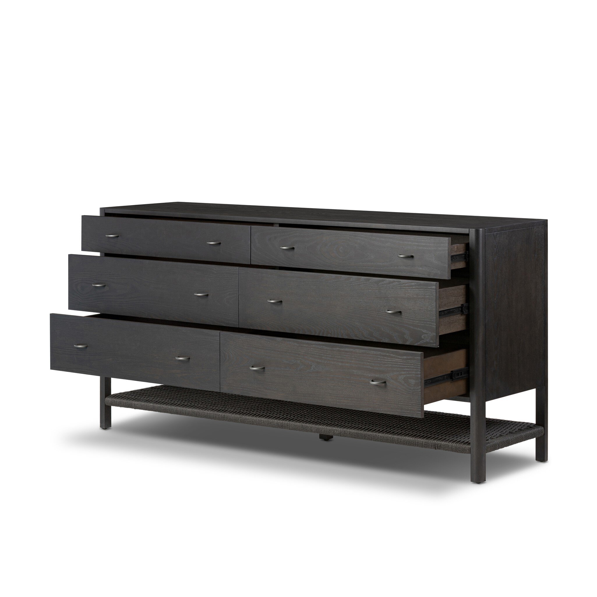 Zuma 6 Drawer Dresser - Smoked Black Ash Veneer - Image 7