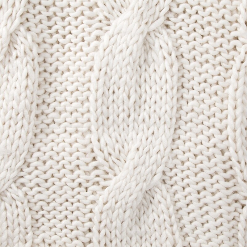 Forsan Chunky Knit Throw - Image 1