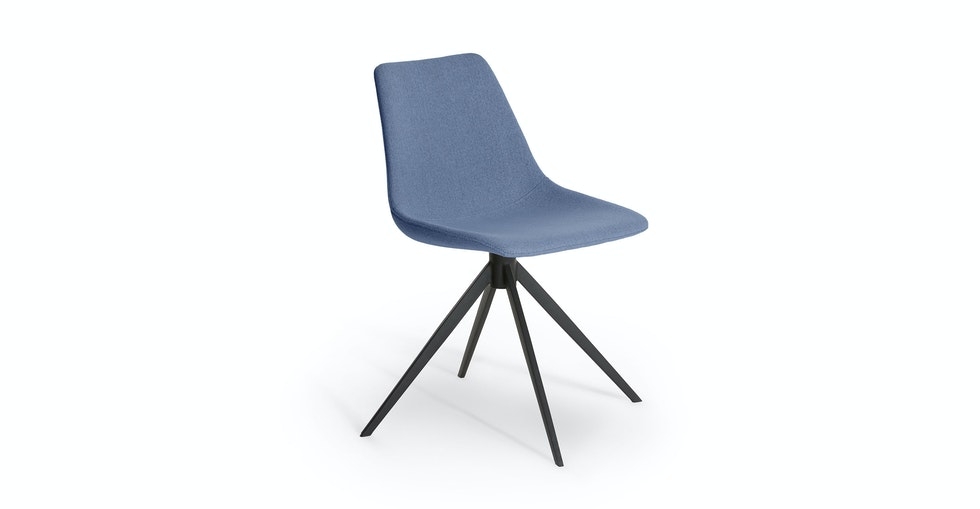 Wilsta Shoreline Blue Swivel Dining Chair - Image 0
