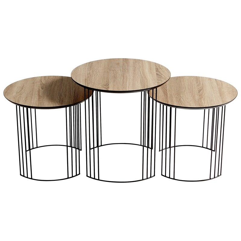 Cyan Design Electric Moon 3 Piece Nesting Tables - Image 0