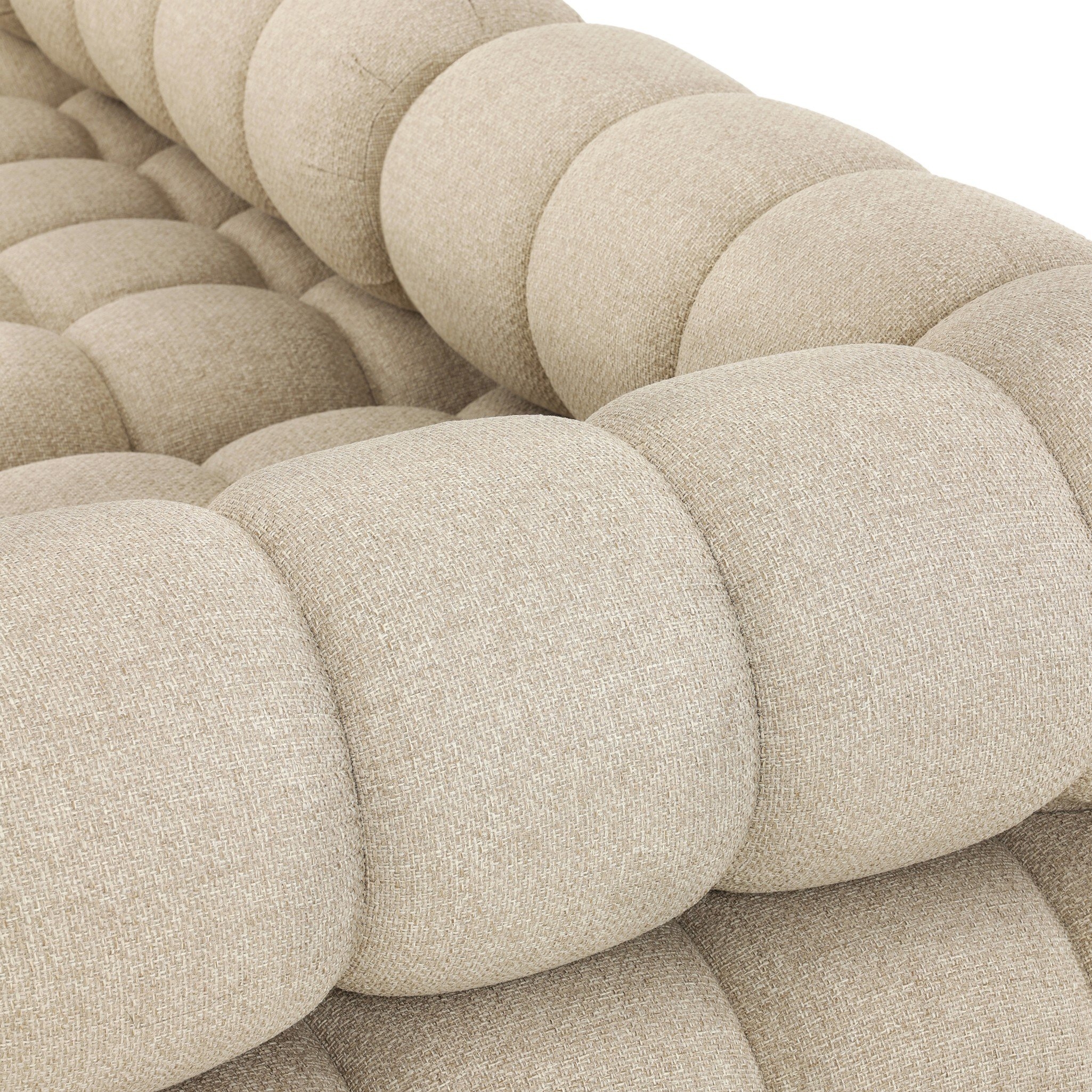 Roma Outdoor 3-Piece Sectional - Hayes Cream - Image 8