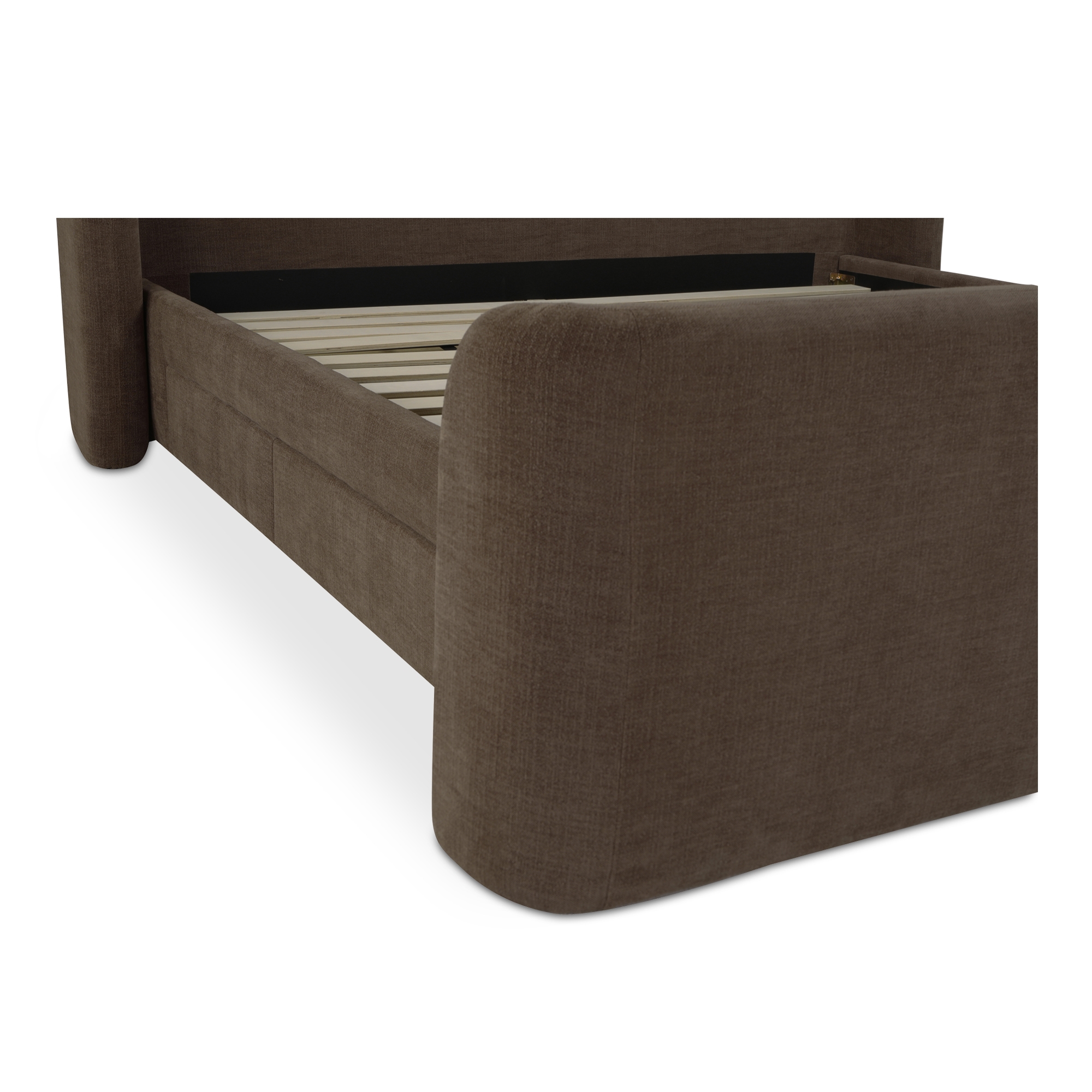 Sophia King Storage Bed Brown - Image 9