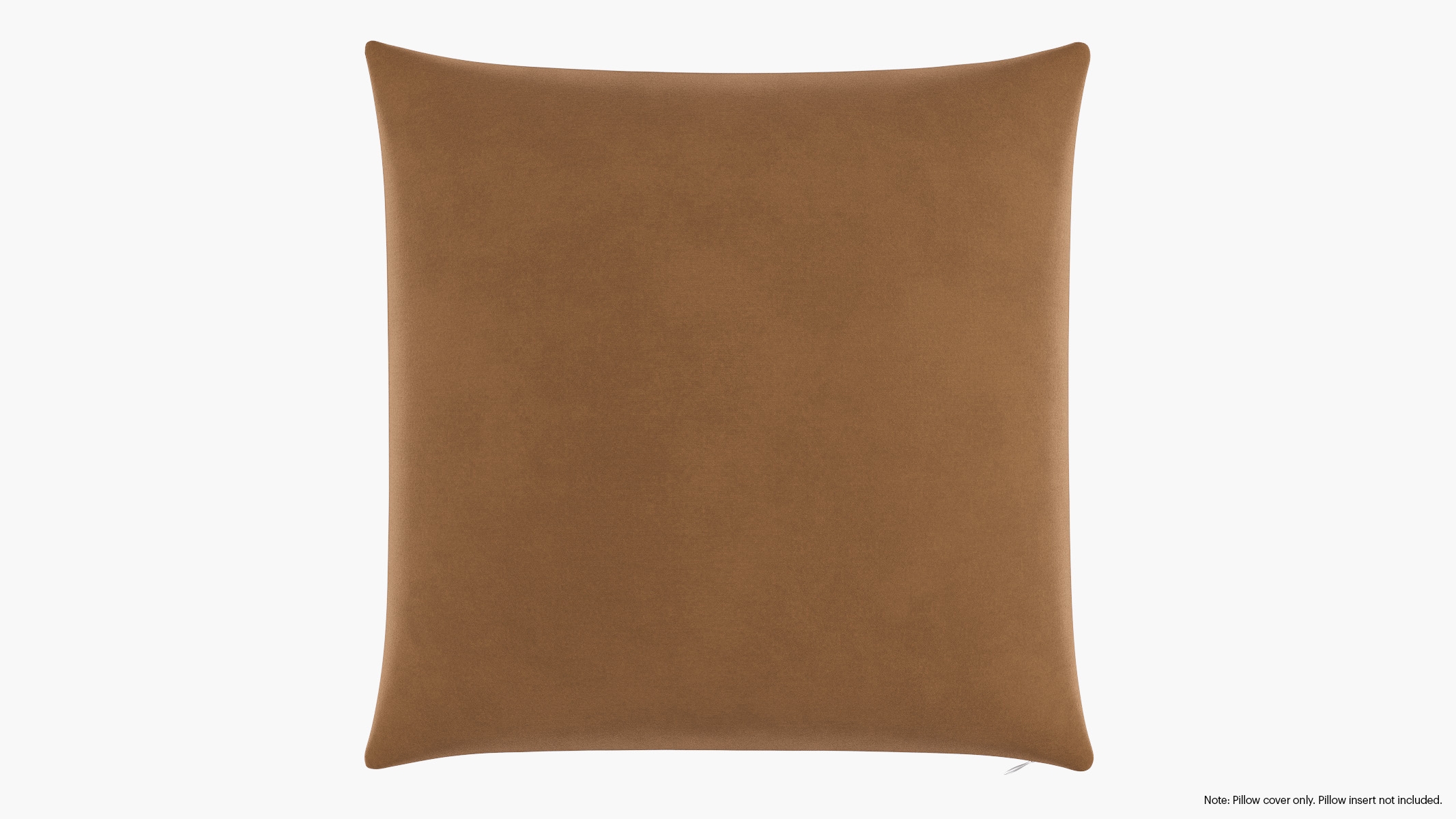Throw Pillow Cover 26", Nutmeg Luxe Velvet, 26" x 26" - Image 0