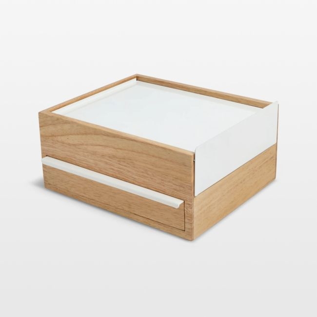 Umbra Stowit White and Neutral Jewelry Box Storage - Image 0