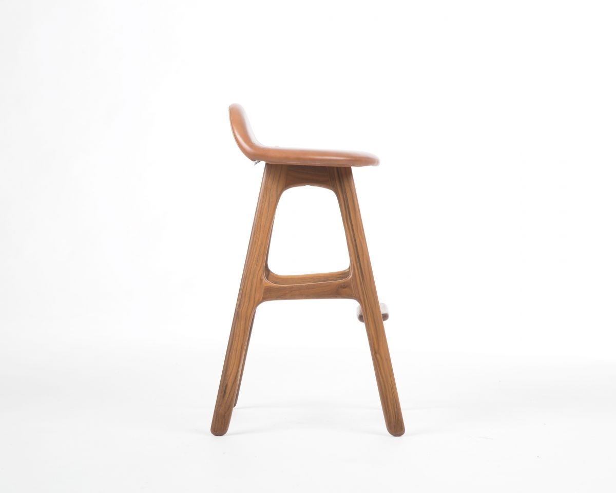 Buch Counter Stool - Modena Camel Fruitwood - Image 2