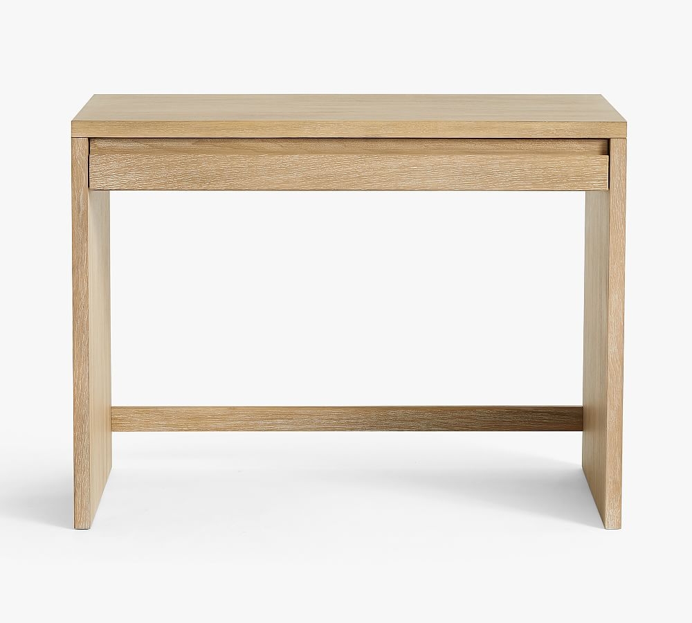 Pacific 40" Desk with Drawer, Fog - Image 0