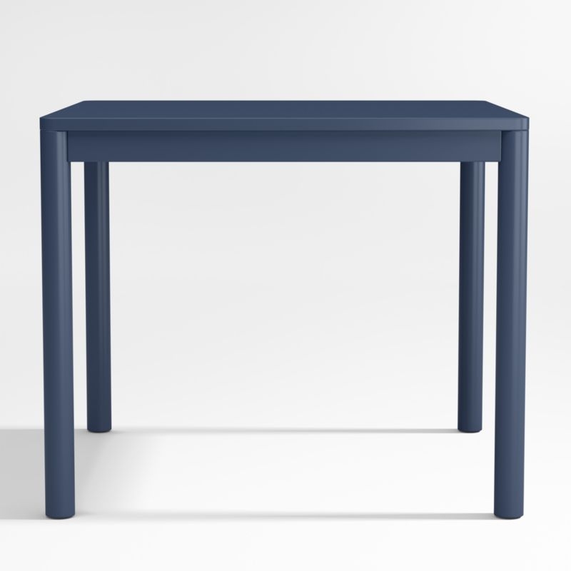 Classic Navy Blue Wood Kids Play Table - Image 1