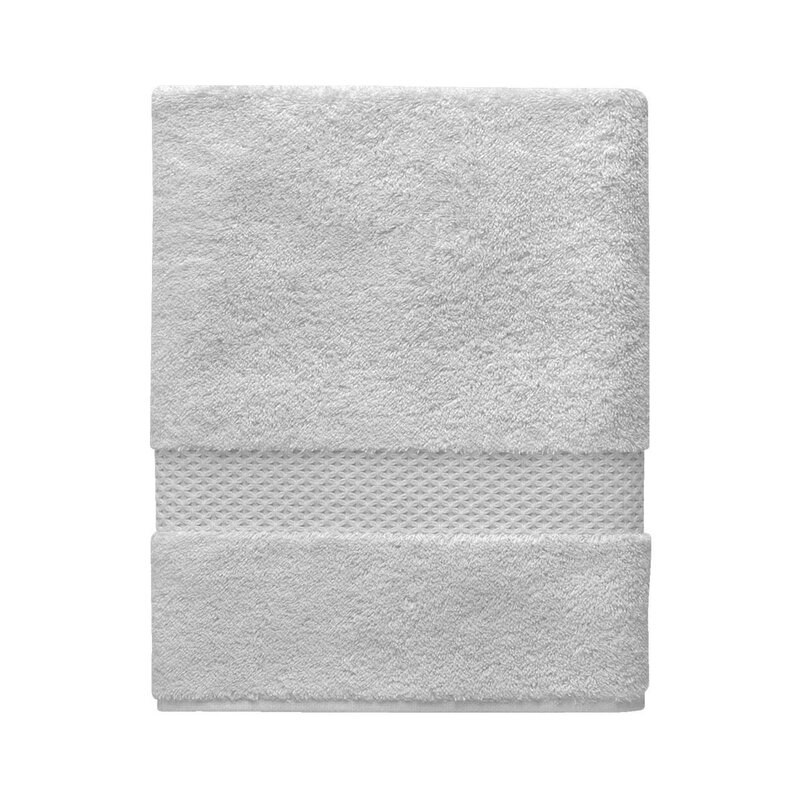 Yves Delorme Etoile Guest 2 Piece Hand Towel (Set of 2) Color: Silver - Image 0