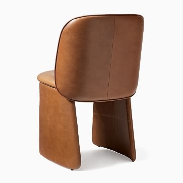 Evie Dining Chair, Sierra Leather, Black - Image 2