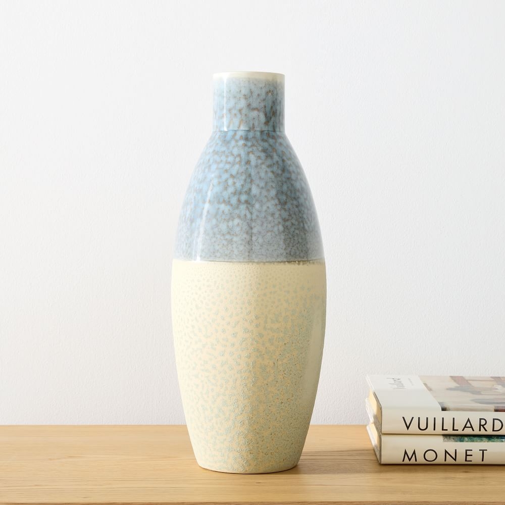 Reactive Modern Vases, Vase, Light Green, Ceramic, Large - Image 0