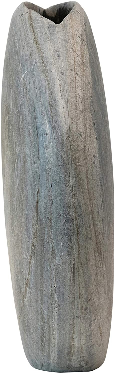 Natural Slate Vase, Gray - Image 2