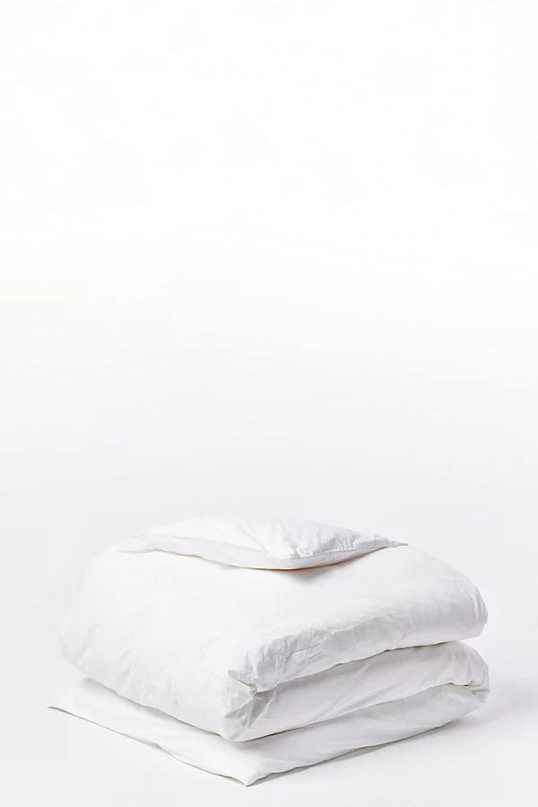 300 Thread Count Organic Percale Duvet Cover - Image 0