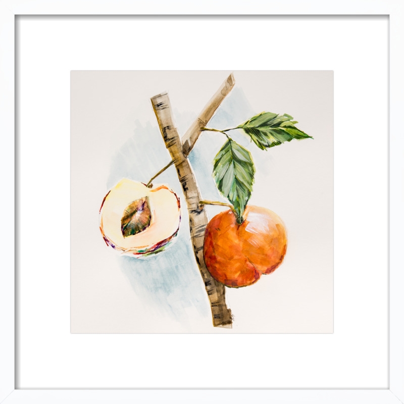 hanging peaches by Becky Aubry for Artfully Walls - Image 0