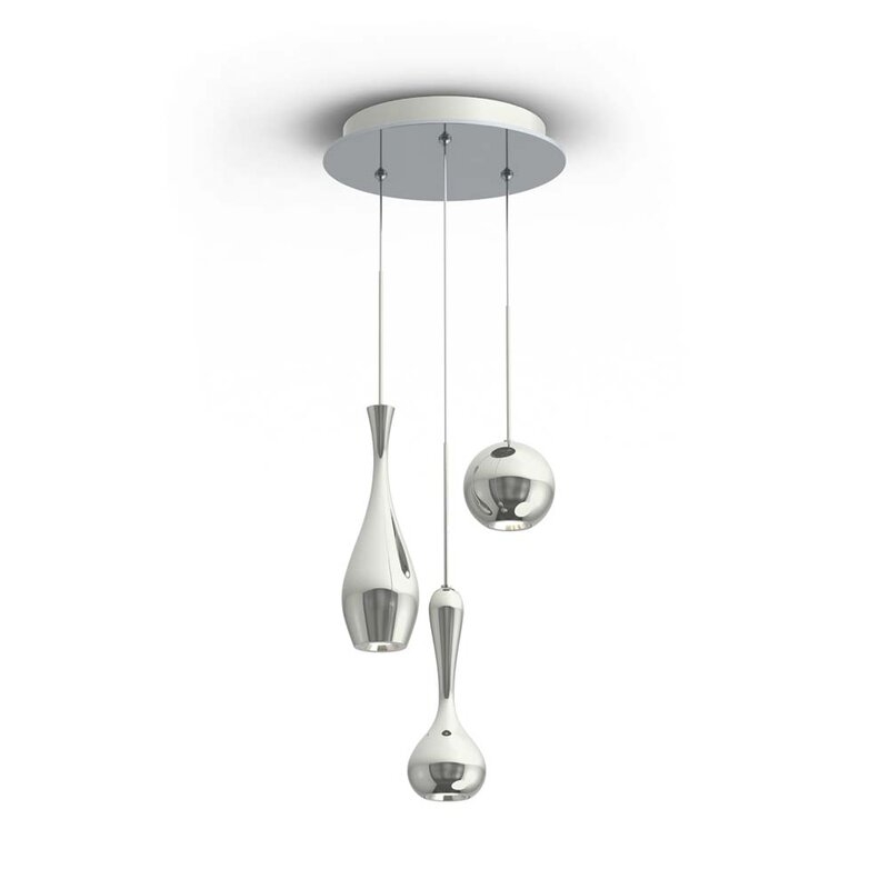 Modern Forms Acid 3-Light Cluster Pendant - Image 0