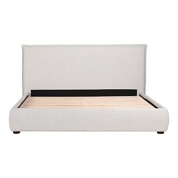 Simple Knife Edge Bed, Queen, Light Grey - Image 4