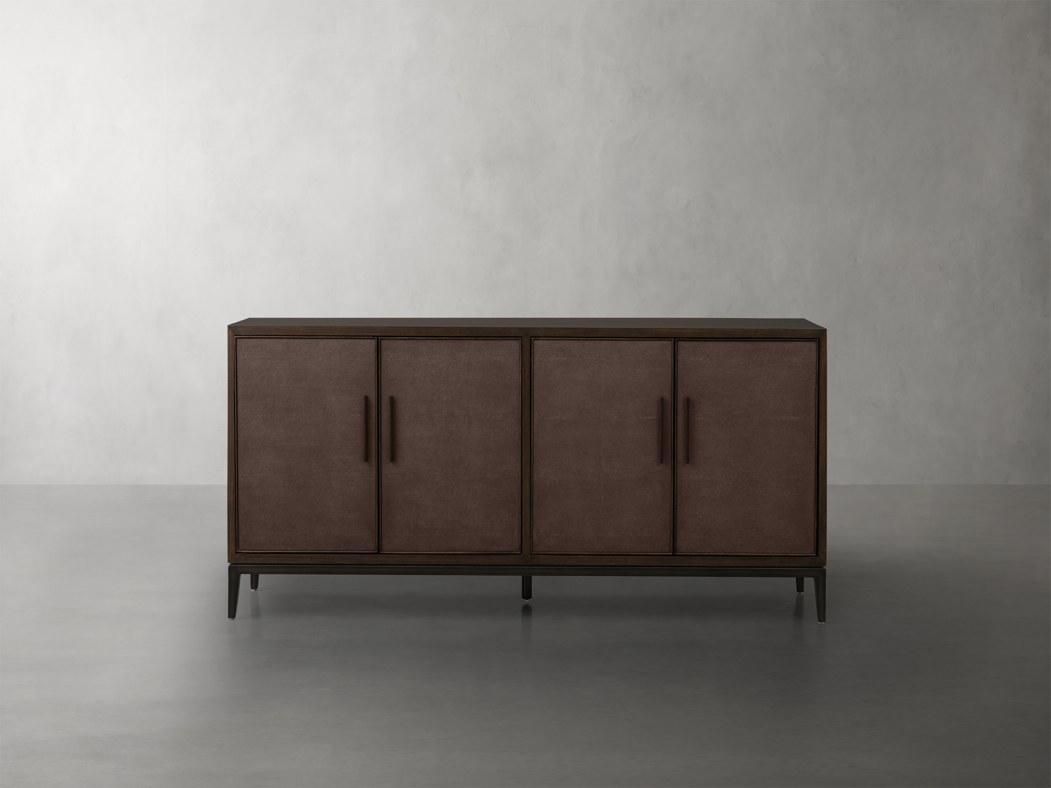Malone Sideboard in Shagreen Brown  Caramel - Image 0