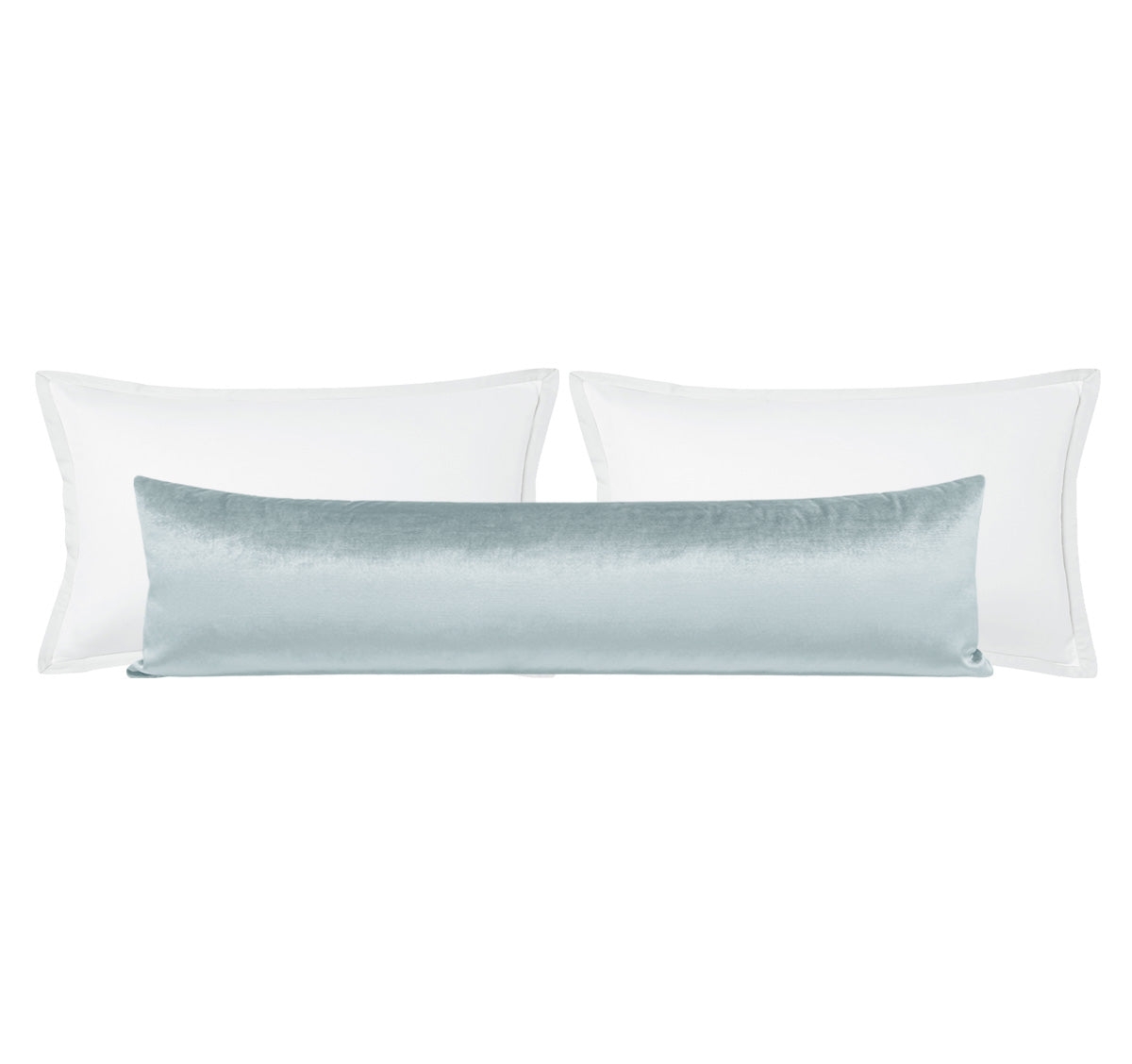 THE XL LUMBAR :: FAUX SILK VELVET // MINERAL - BY THE YARD - Image 0