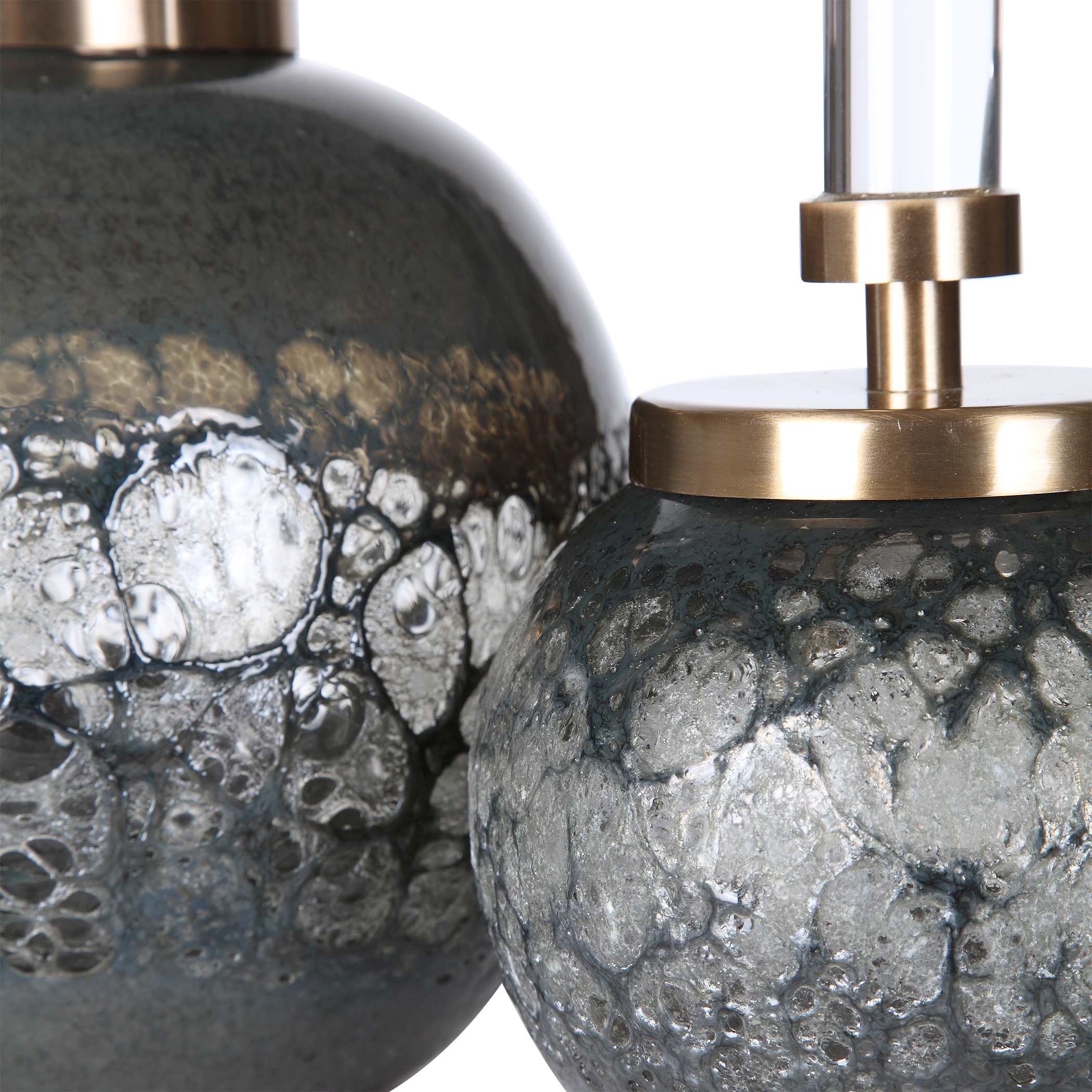 Cessair Art Glass Bottles, S/2 - Image 1