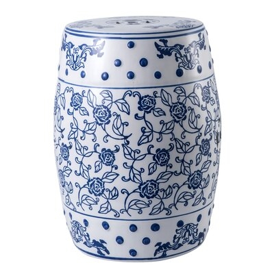 Chinese Style Ceramic Garden Stool Heavy Duty Sturdy Ceramic Side Table For Indoor Outdoor Living Room Patio - Image 0