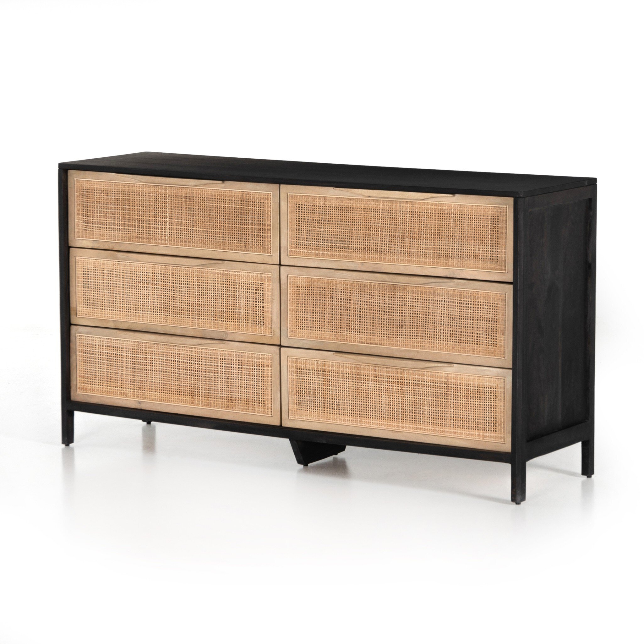 Sydney 6 Drawer Dresser - Black Wash - Image 0