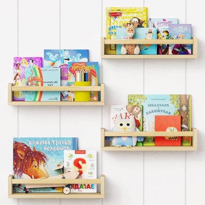 Nursery Book Shelves Wall Mounted (set of 4) - Image 0