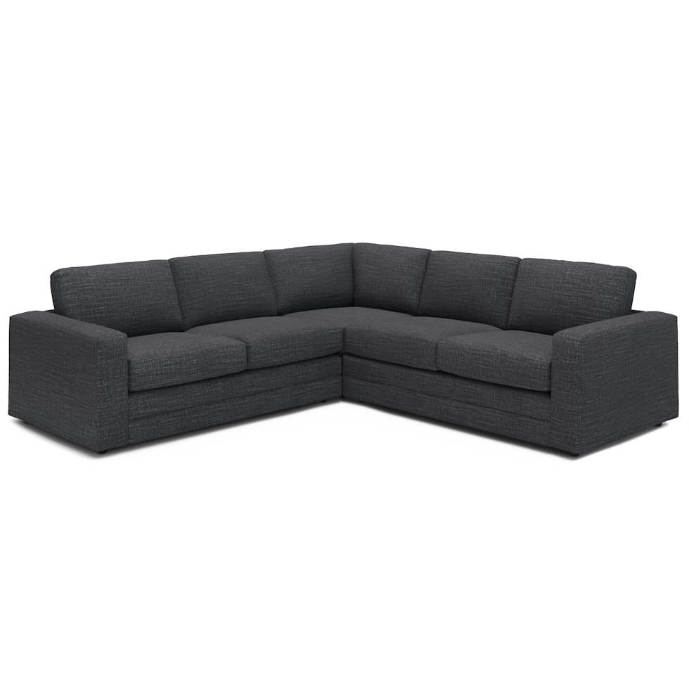 Riley 104" Corner Sectional - Napa Charcoal - Image 0