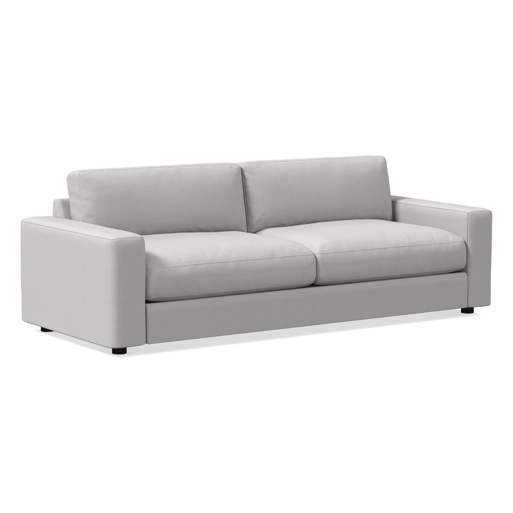 Urban 94" Sofa, Down Blend Fill, Performance Chenille Tweed, Frost Gray - Image 0
