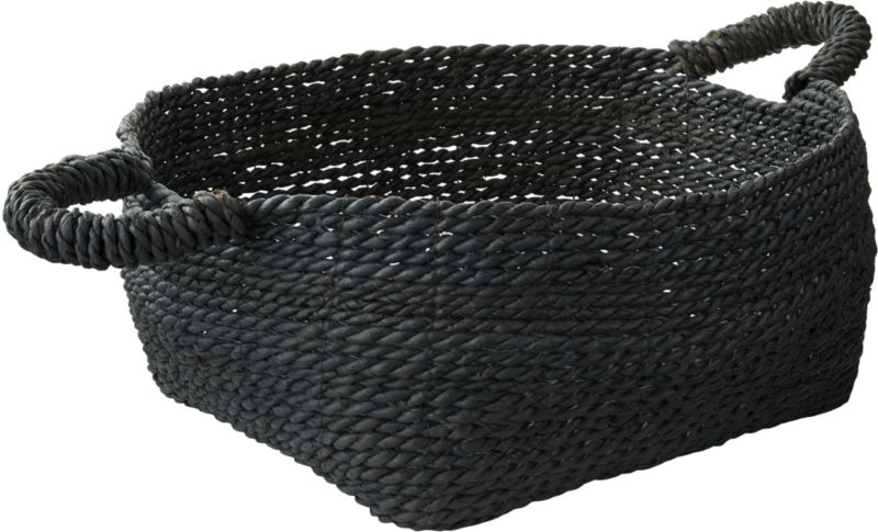 Alma Grey Basket with Handles - Image 3
