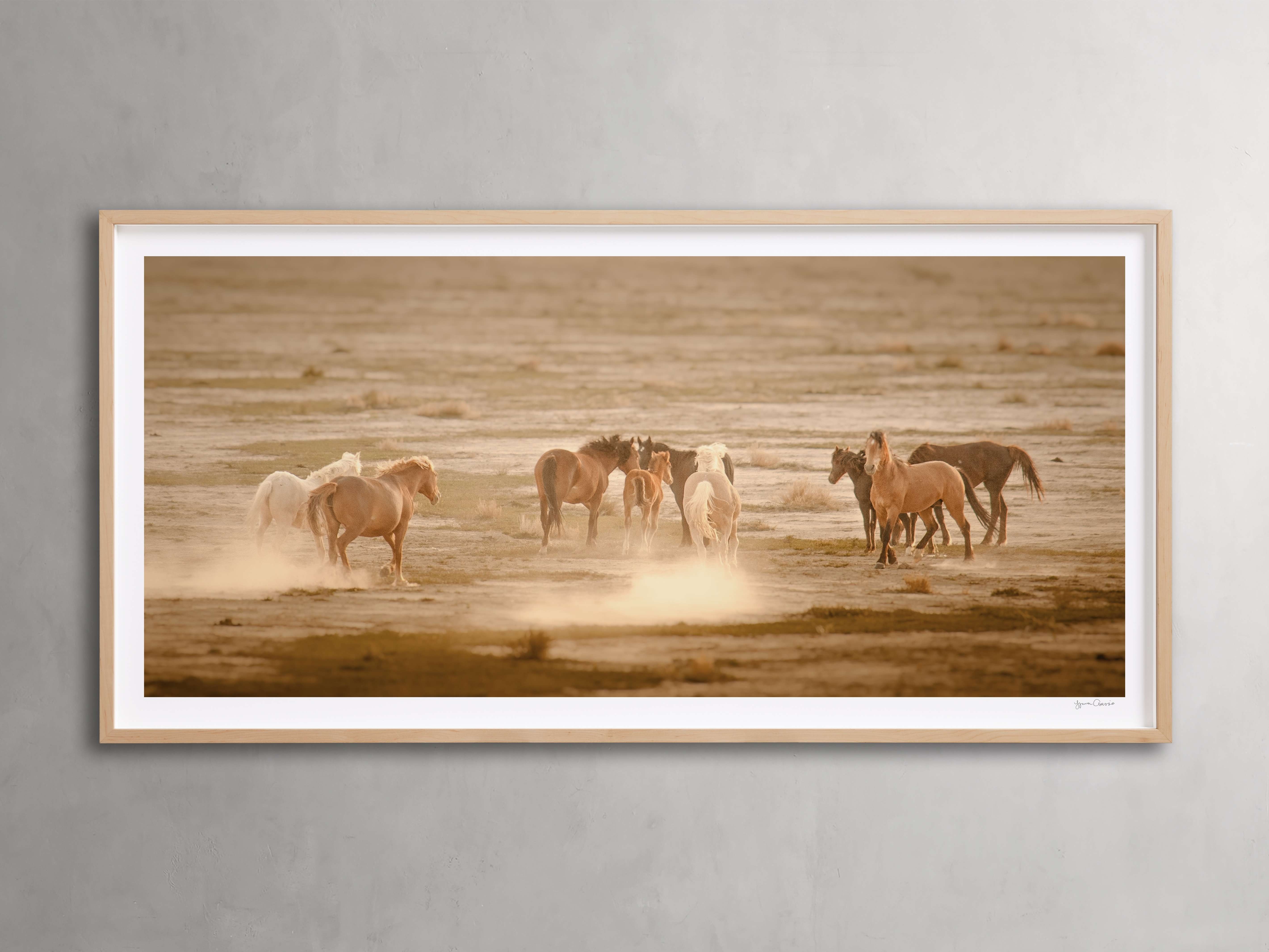 The Great Plains I Framed Print in Wood 60" X 30" Brown - Image 0