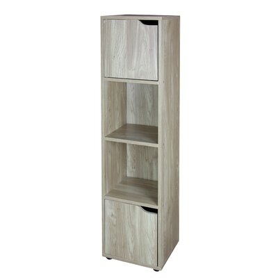 Ohearn Wood Storage 4 Cube Bookcase - Image 0