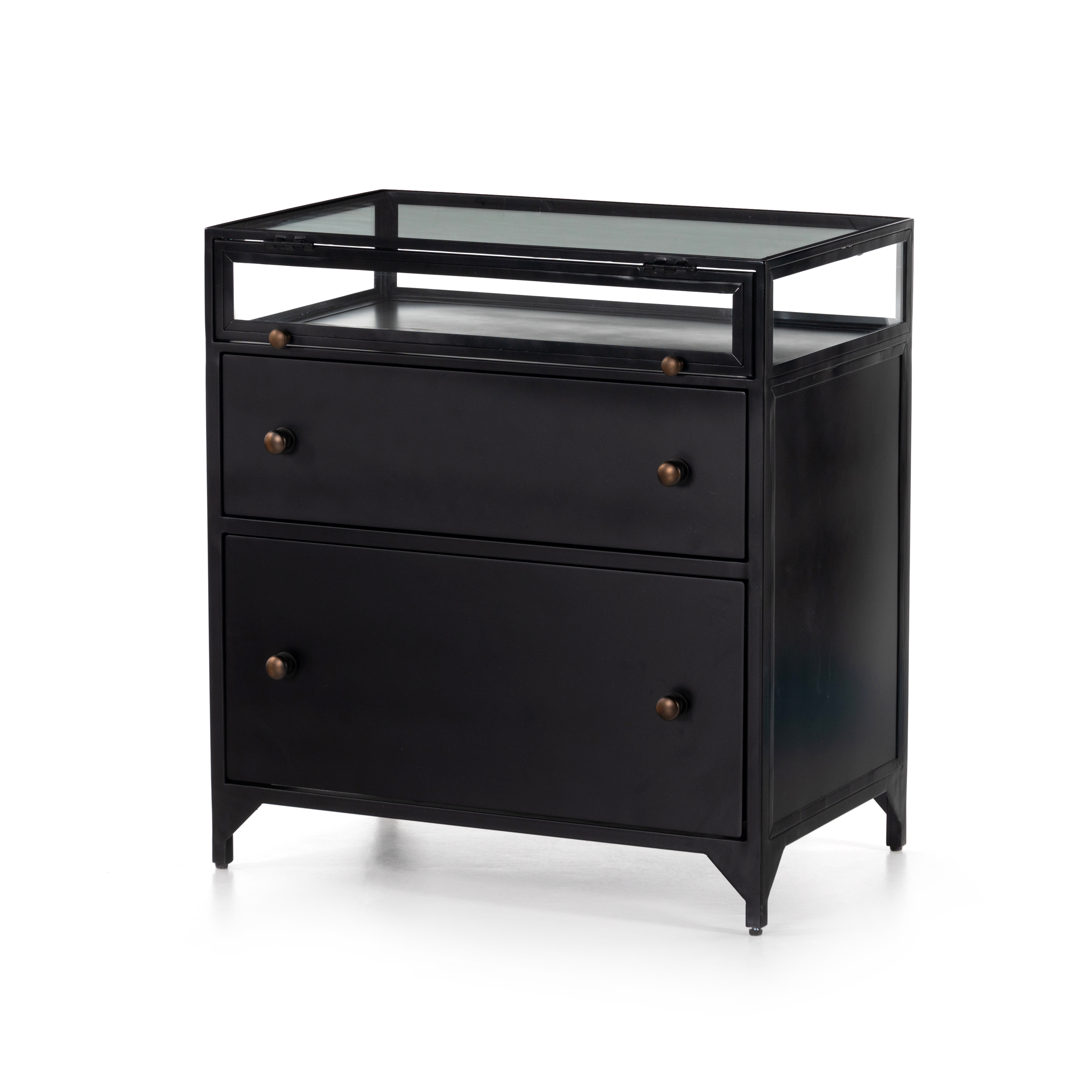 Shadow Box Nightstand-Black - Image 0