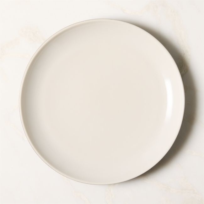 Barchan Black and Warm White Stoneware Dinner Plate by Kravitz Design - Image 0