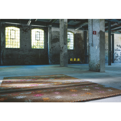 Kyah Brown Indoor 6'7" x 9'10" Handmade Rug - Image 0