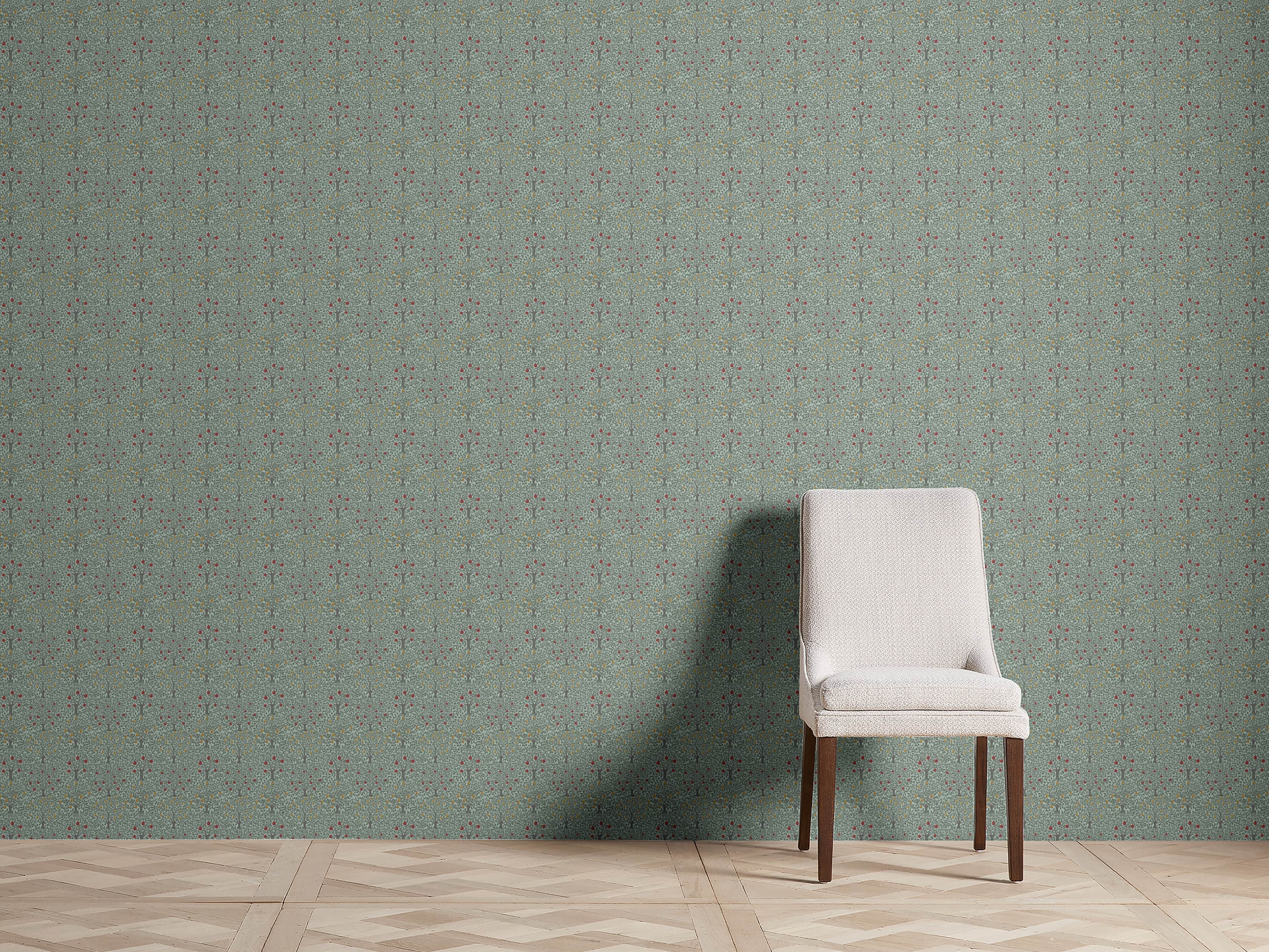 Chatham Wallpaper in Green  Teal - Image 0