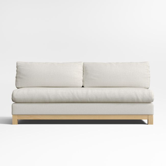 Pacific Wood Bench Armless Sofa - Image 0