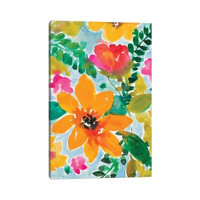Bright And Cheery Blooms by Lanie Loreth - Wrapped Canvas Gallery-Wrapped Canvas Giclée - Image 0
