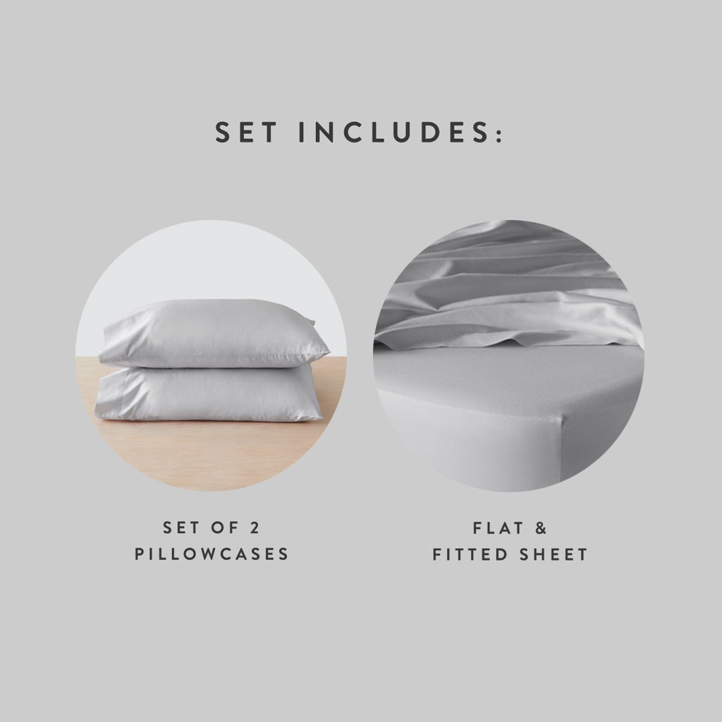 The Citizenry Organic Resort Cotton Bed Sheet Set | Full | White - Image 4