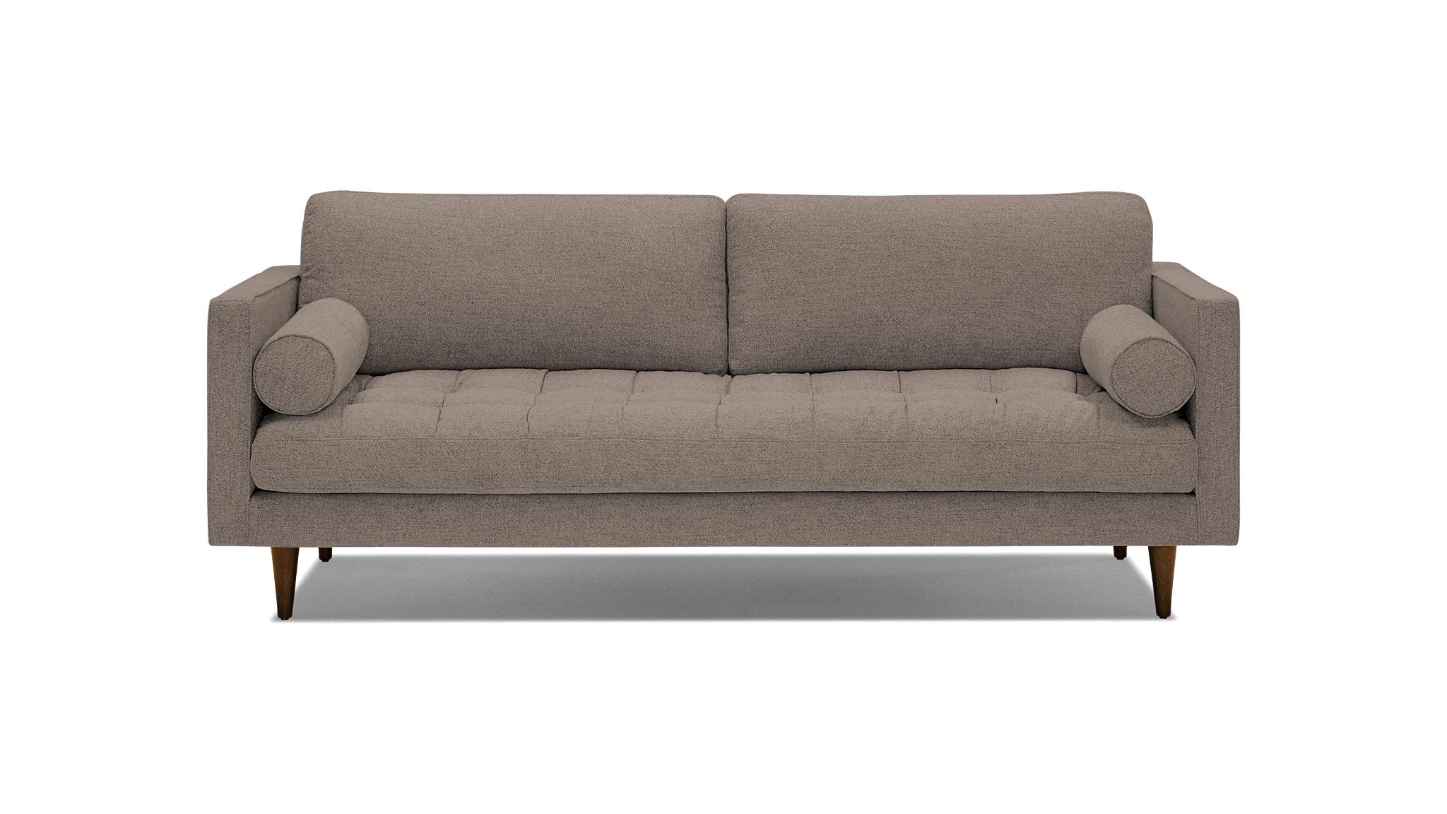 Brown Briar Mid Century Modern Sofa - Dawson Brindle - Mocha - Image 0