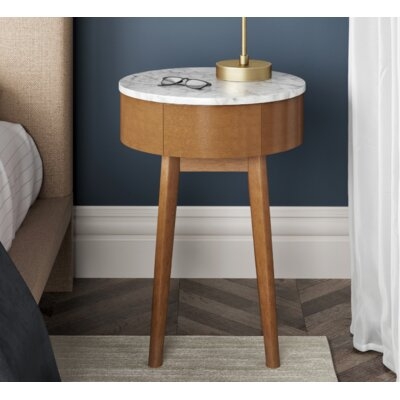 James End Table with Storage - Image 0